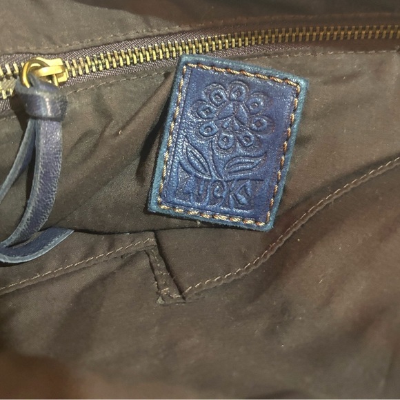 Lucky brand Elegant Blue Leather Women\'s crossbody Bag main image 8